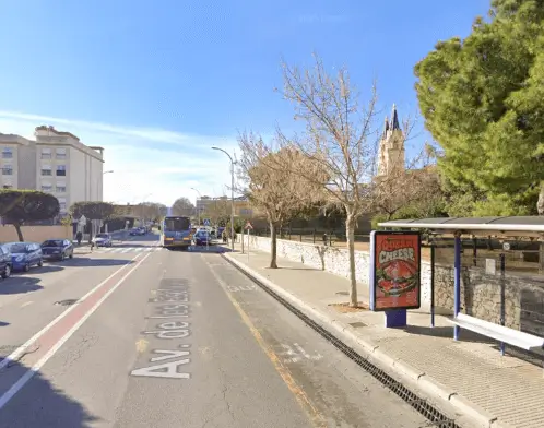 Soportes publicitarios en el centro de Gandía