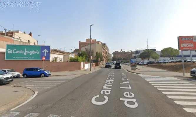 Soportes publicitarios en el área de Prats de Lluçanes en Sabadell