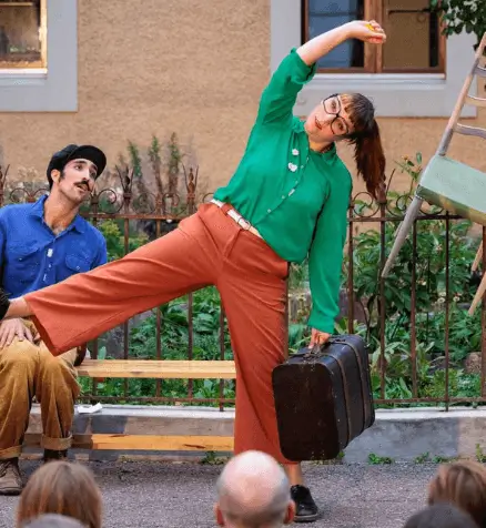 Publicidad exterior durante el Festival Internacional de Teatro de Getafe