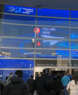 Campañas en exterior durante ISE ISE en Fira Barcelona Gran Via