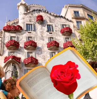 Día del libro y la rosa en Barcelona