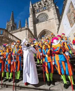 Publicidad exterior en Burgos durante el Carnaval Publicidad exterior durante el Carnaval en Burgos