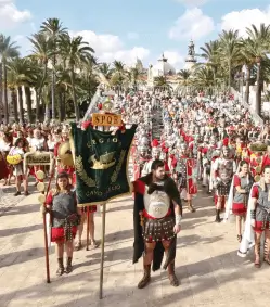 Publicidad exterior durante las Fiestas de Carthagineses y Romanos Publicidad exterior durante las Fiestas de Carthagineses y Romanos