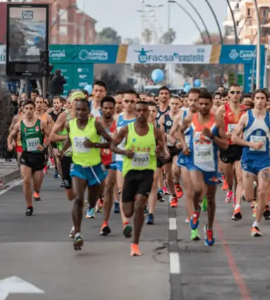 Publicidad exterior en el Maratón de Castellón