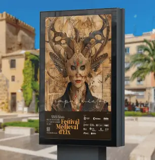 Publicidad durante la Dama de Elche y el Festival Medieval