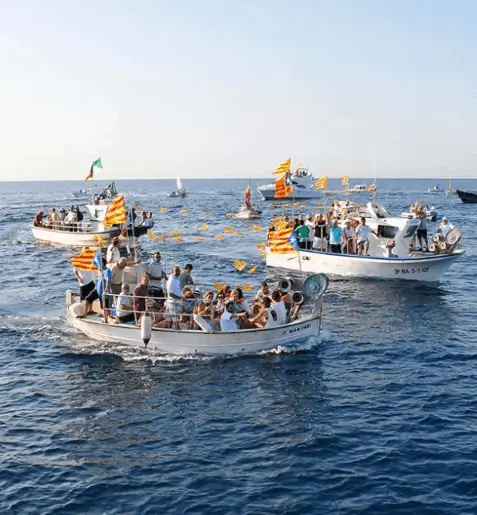 Publicidad exterior en el Festival de Santa Cristina