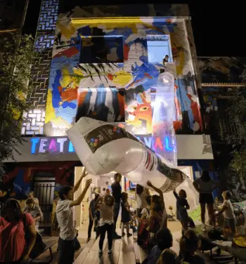 Publicidad exterior en el Festival de Arte y Cultura de Gandía