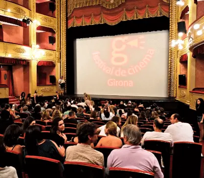 Publicidad exterior durante el Festival de Cine de Girona