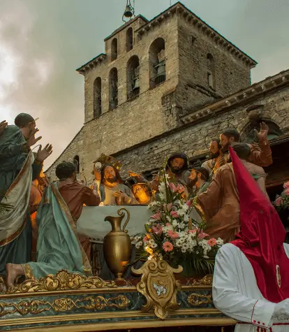 Publicidad exterior durante la Semana Santa de Huesca Publicidad exterior durante la Semana Santa de Huesca
