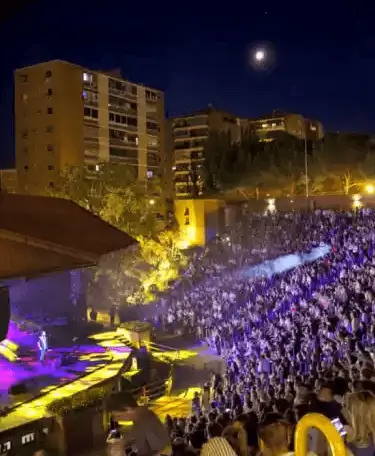 Publicidad exterior en el Festival de Verano de Leganés Publicidad exterior en el Festival de Verano de Leganés