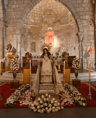 Soportes publicitarios activos durante la festividad de Santa Eulalia, patrona de Mérida y alcaldesa perpetua, con romería desde Arroyo de San Serván el 9 de diciembre