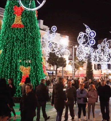Publicidad exterior en el Mercado de Navidad