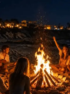 Soportes publicitarios activos durante la Noche de San Juan, con celebraciones en las playas de Orihuela Costa