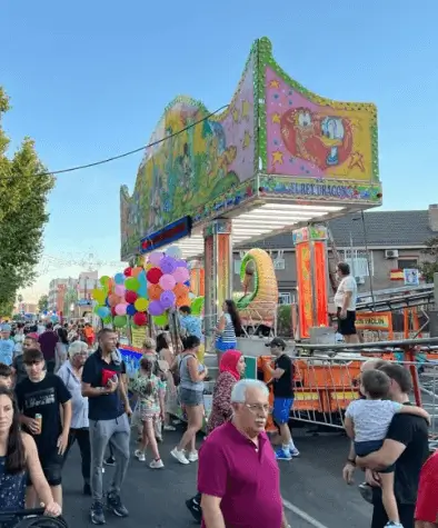 Publicidad exterior en la Feria Municipal de Parla