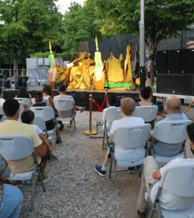 Publicidad exterior en el Festival de Verano de Parla