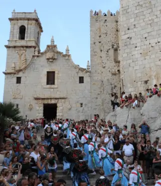 Danzas y celebraciones de la Virgen de Ermitana en Peñíscola