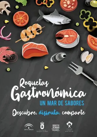 Semana de la Gastronomía en Roquetas de Mar Publicidad exterior en la Semana de la Gastronomía