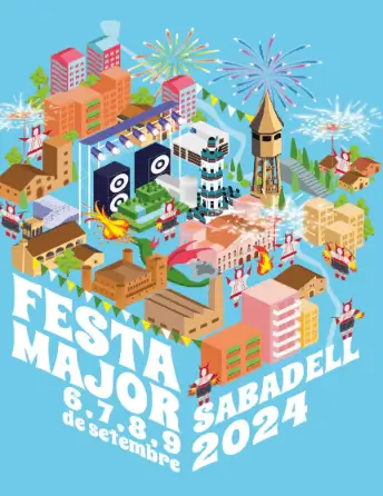 Publicidad exterior en la Festa Major de Sabadell