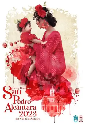 Soportes publicitarios activos durante la Feria y Fiestas de San Pedro de Alcántara, la cita mayor del calendario del núcleo en octubre