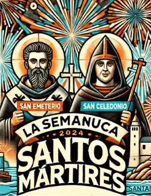 Soportes publicitarios durante La Semanuca, festividad de los patronos de Santander San Emeterio y San Celedonio, declarada de Interés Turístico Regional
