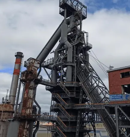 Publicidad exterior en Sestao para el Festival Industrial