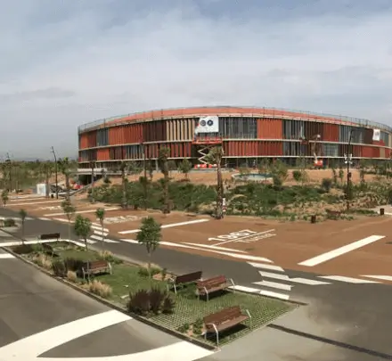 Publicidad exterior durante los Juegos Mediterráneos