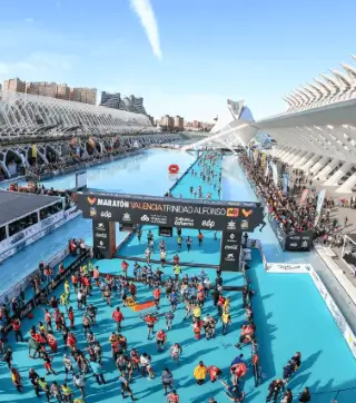 Publicidad exterior en el Maratón Valencia
