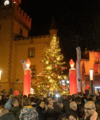 Publicidad exterior en Viladecans en Navidad y Winter Festival