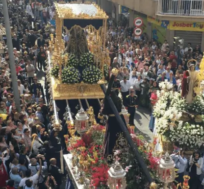 Procesión de Semana Santa en Águilas