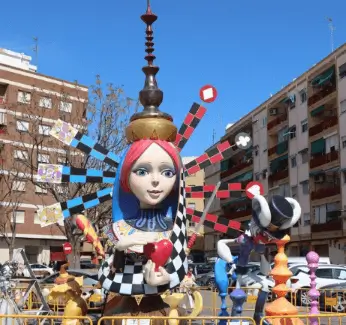 Iluminación y monumentos falleros