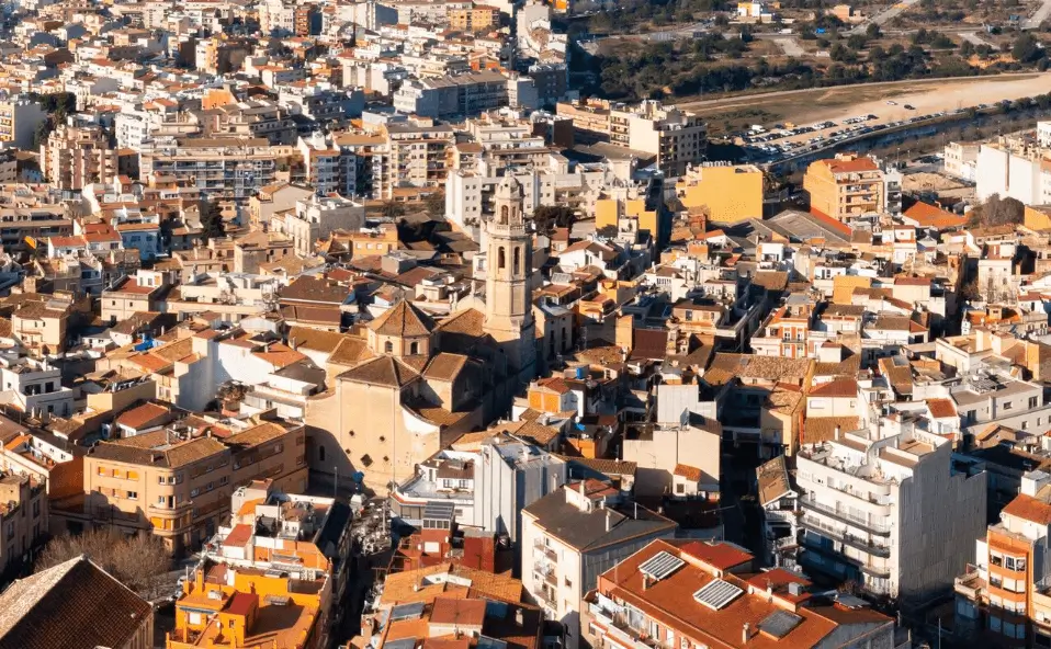 Vallas publicitarias de Marco Visual en El Vendrell, capital del Baix Penedès en Cataluña