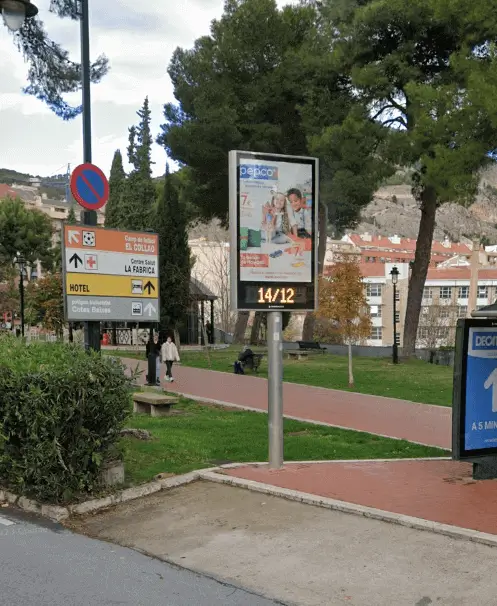 termometro publicitario en Alicante